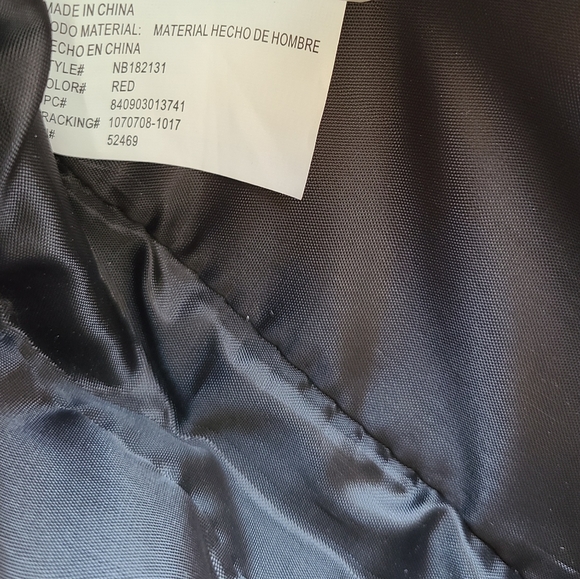 Cherry Red And Black Women's Crossbody Bag Purse - Picture 11 of 11